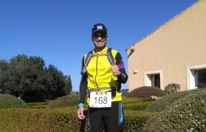 Daniele Di Pino all'ecotrail della Val D'Ippari